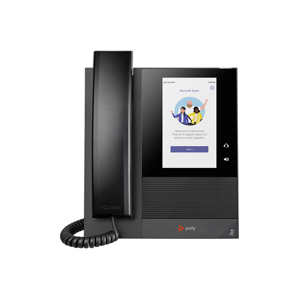 HP Poly CCX 400 Business Media Phone for Microsoft Teams and PoE-Enabled
