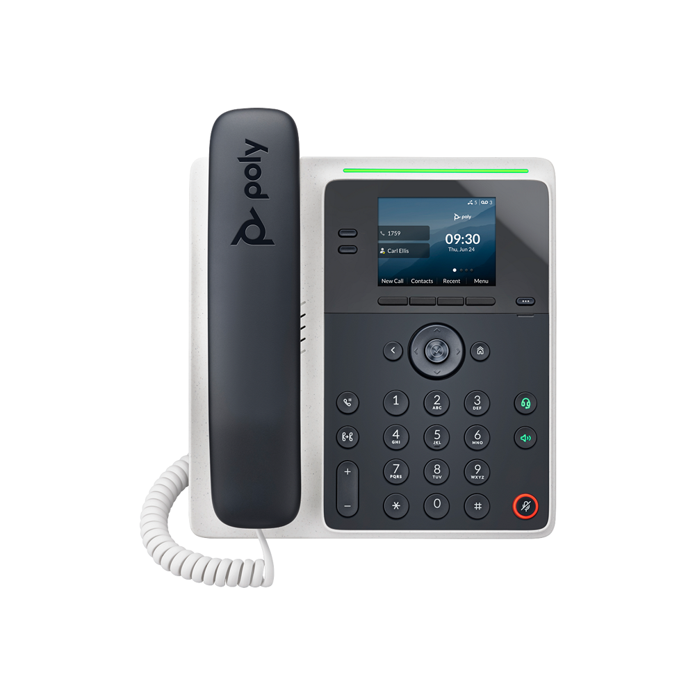HP Poly Edge E100 IP Phone and PoE-Enabled